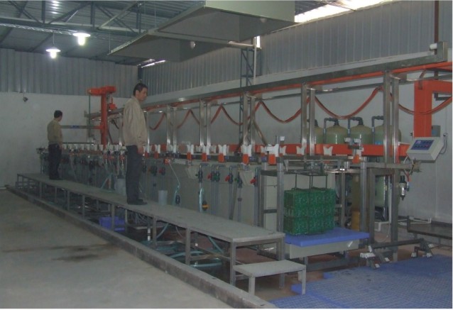 Nickel gold production line